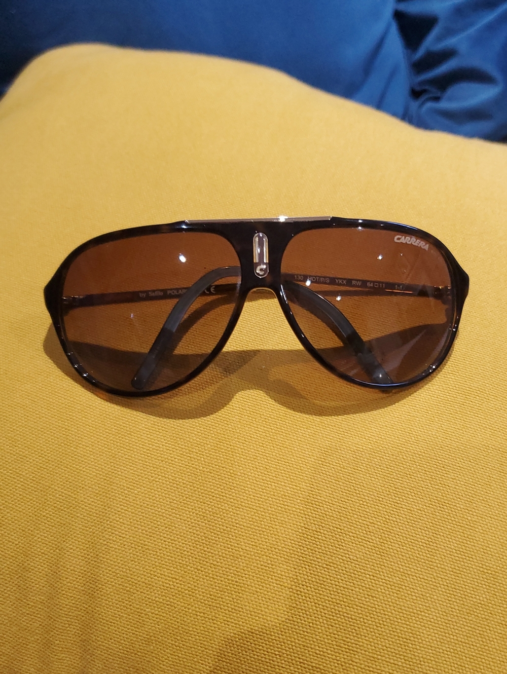 Authentic Vintage Y2k Premium CARRERA Polarized Aviator HOT/S YKX RW Sunglasses - Picture 2 of 16
